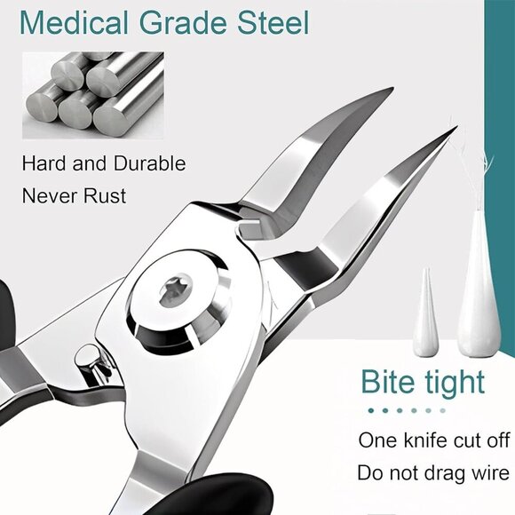 Ingrown Toenail ClippersUpgrade, Steel Nail Clippers for Professional Podiatrist - Picture 5 of 6